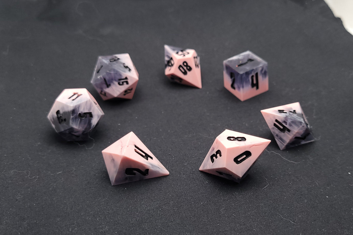 The Caucasity / TTRPG / Handmade Artisan Resin Sharp Dice