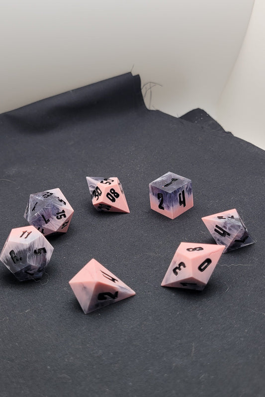 The Caucasity / TTRPG / Handmade Artisan Resin Sharp Dice