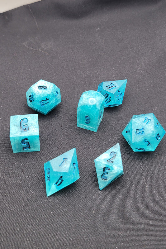 Haunted by the Sea / TTRPG / Handmade Artisan Resin Sharp Dice
