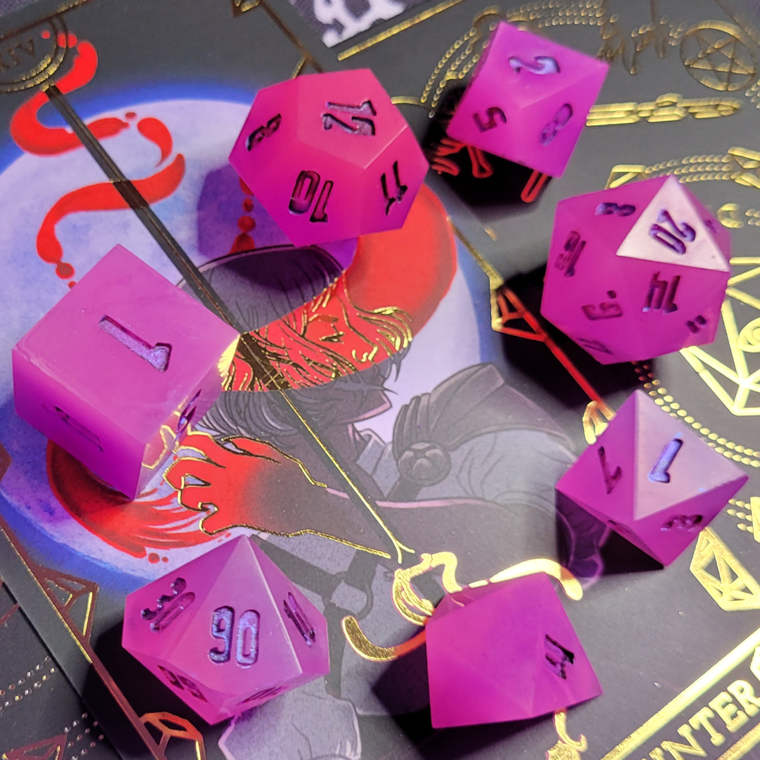 Barbra Yaga / TTRPG / Handmade Artisan Resin Sharp Dice