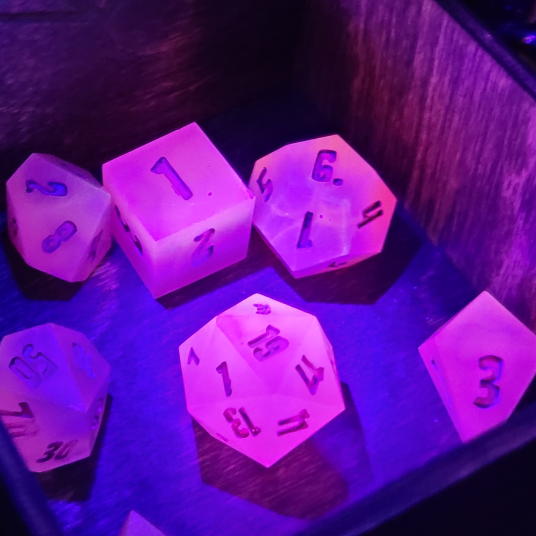 Barbra Yaga / TTRPG / Handmade Artisan Resin Sharp Dice