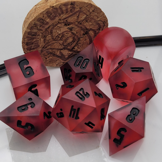 Phylactery Dice / TTRPG / Handmade Artisan Resin Sharp Dice